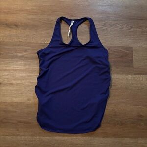 Women's Navy Blue Racerback Tank Top
